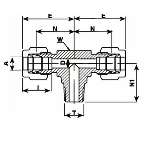 ニューV−Lok継手 ティーエルユニオン