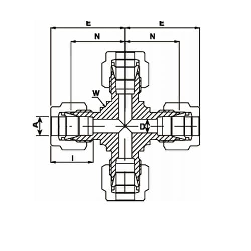 ニューV−Lok継手 クロスユニオン V