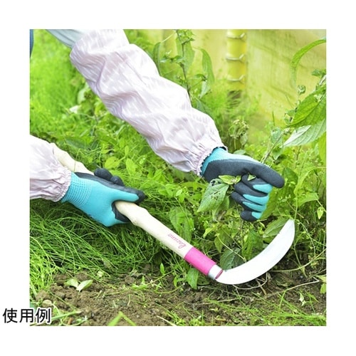 Lacuno ステン草刈薄鎌 オレンジ