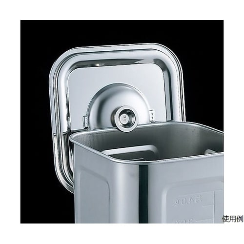 18−8 目盛付深型角キッチンポット 1