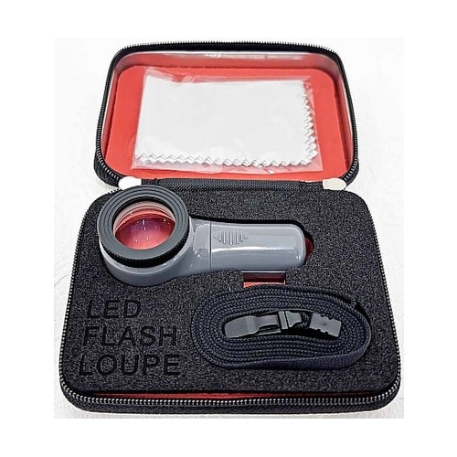 LED/UVルーペ 10倍 R7647