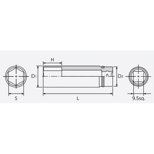 コンパクトサイズ 差込角9.5SQ ネプ