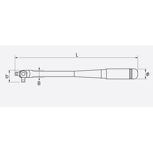 差込角9.5SQ ネプロス・ロングスピン