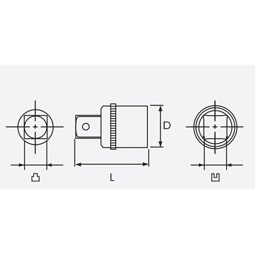 ネプロス・アダプター 12.7×9.5
