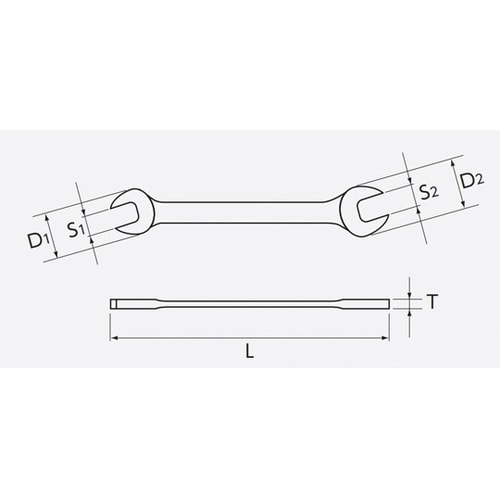 ネプロス・両口スパナ サイズ16×18m