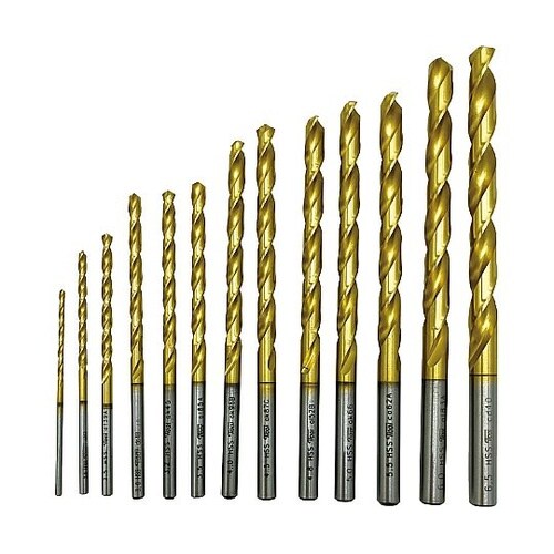 TiNコート ストレートドリルセット 1