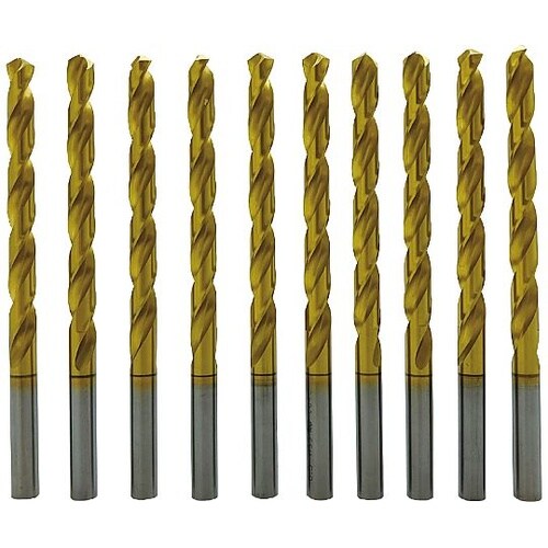 TiNコート ストレートドリル シャンク