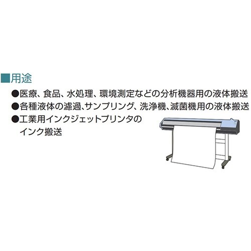 DCモータ駆動液体ポンプ0ー100kPa