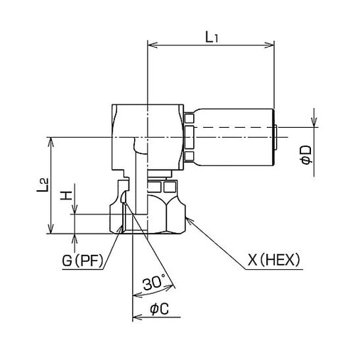 ラインメイト樹脂ホース用継手 スウェイジ