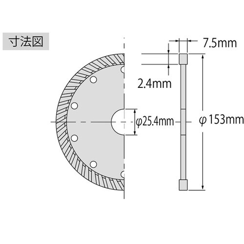 ダイヤモンドホイール WA150