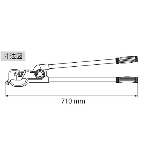 キョウリョク型圧着工具 AK60