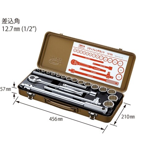 ソケットレンチセット 1215A