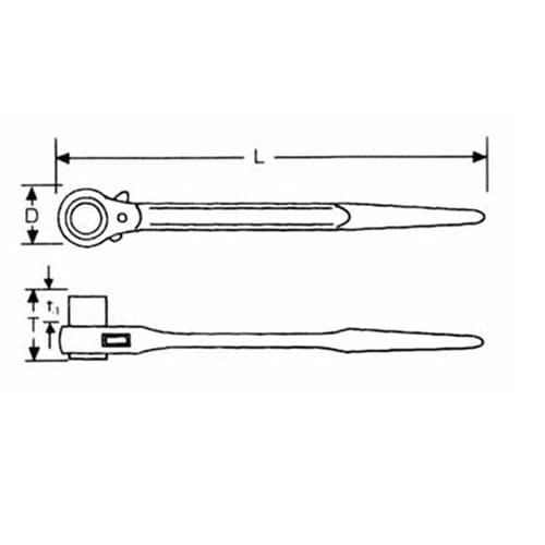 片口 ラチェットレンチ RWS0632