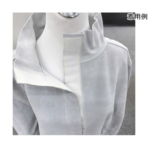 SUMVES/溶接牛革ジャケット 面ファ