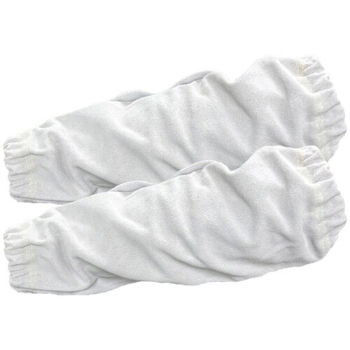 SUMMAN/溶接牛革腕カバー 袖口伸縮