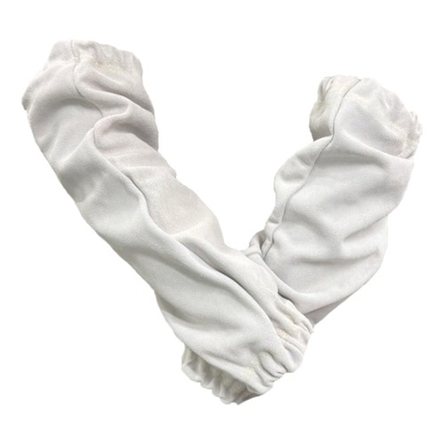 SUMMAN/溶接牛革腕カバー 袖口伸縮