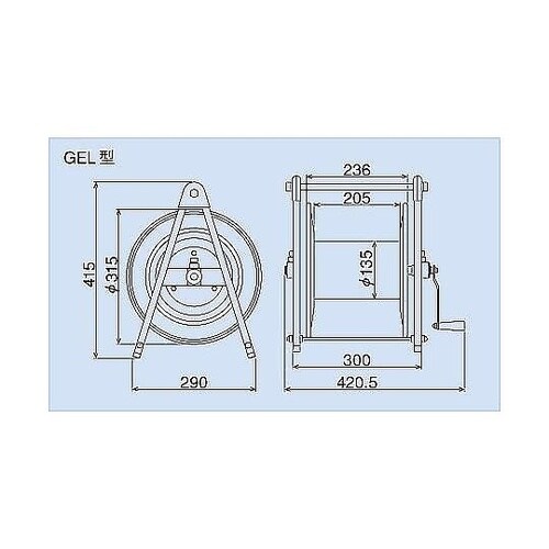 20m ガスリール(酸素・アセチレン用)