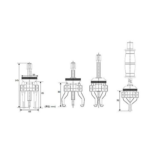 ベアリングプーラーセット EA512JB