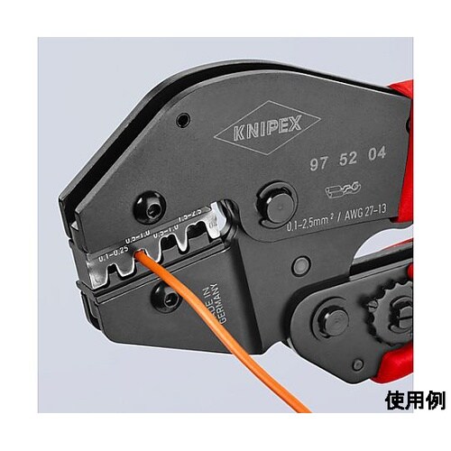 0.1 − 2.5mm2 圧着ペンチ(差込