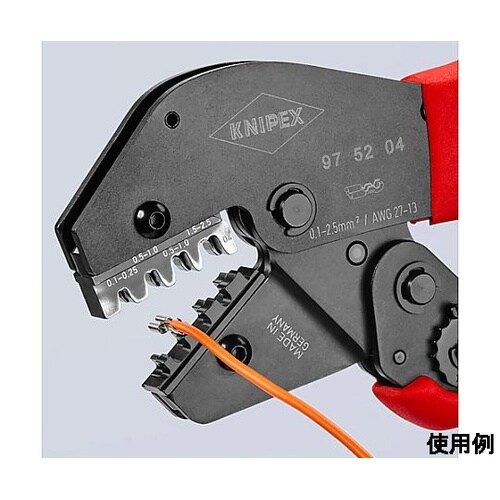 0.1 − 2.5mm2 圧着ペンチ(差込