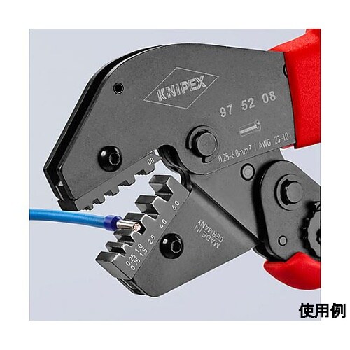 0.5 − 6.0mm2 圧着ペンチ(フェ