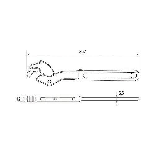 257mm スピードレンチ EA546J