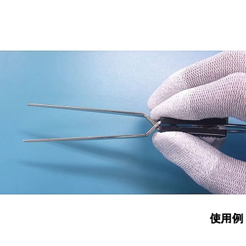 165mm 逆作用ピンセット(直/ステン