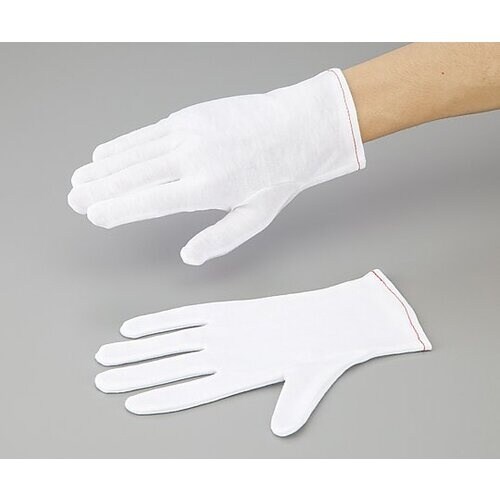 AS アズピュア綿スムス手袋マチ無 M (12双入