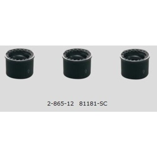 AS バイアル用黒キャップ81181−SC