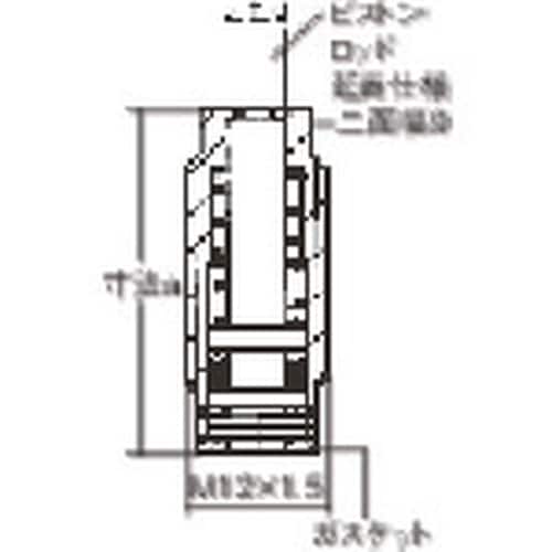 ROEMHELD ねじ付きクランプ・シリンダー(油