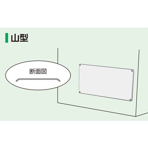 緑十字 スチール無地板 白 スチール−33(白)