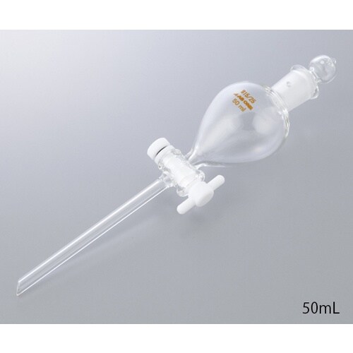 AS テフロンプラグ付分液ロート300ml