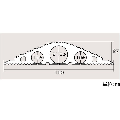緑十字 ケーブルプロテクター 黄 プロテクター15