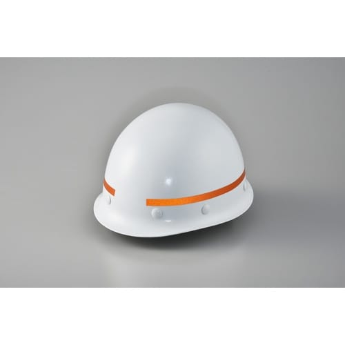 緑十字 ヘルメット用ラインテープ(反射) オレンジ