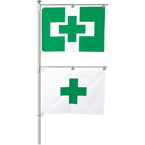 緑十字 フラッグキーパー 48.6mmΦ単管用 上