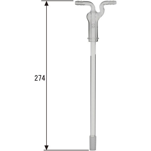 SIBATA 中管 ねじ口洗浄びん 円筒フィルター