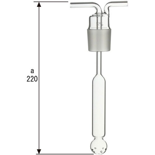 SIBATA 中管 共通摺合ガス洗浄びん ムエンケ