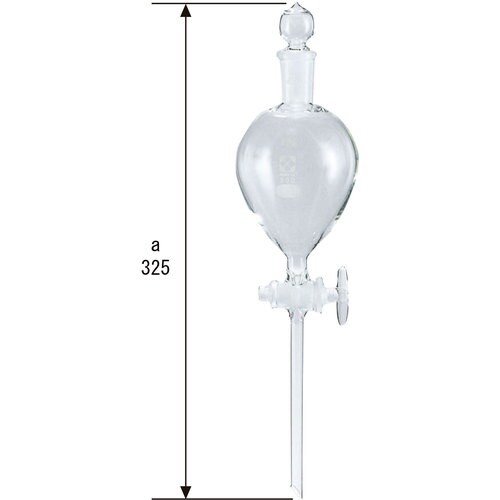 SIBATA 分液ロート ガラスコック付 200m