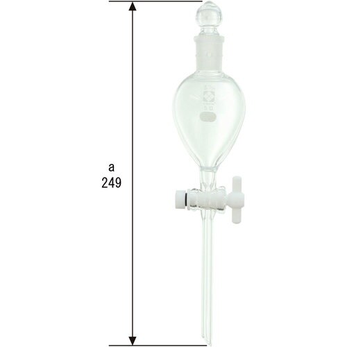SIBATA 分液ロート PTFEコック付 50m