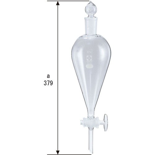 SIBATA 分液ロート スキーブ形 ガラスコック