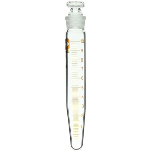 SIBATA 共通摺合共栓遠心沈殿管 円錐形 12