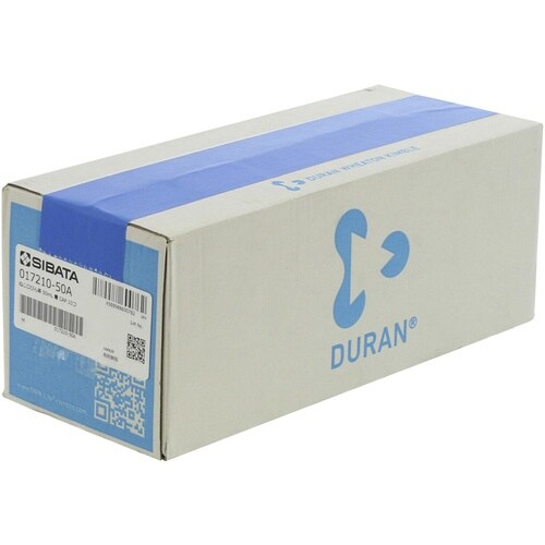 SIBATA 耐熱ねじ口びん 茶褐色 青キャップ付