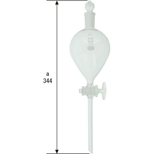 SIBATA 分液ロート ガラスコック付 300m