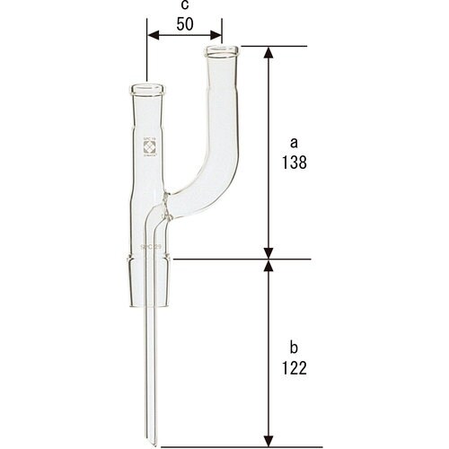 SIBATA SPC連結管 二又 ガス導入管付 S