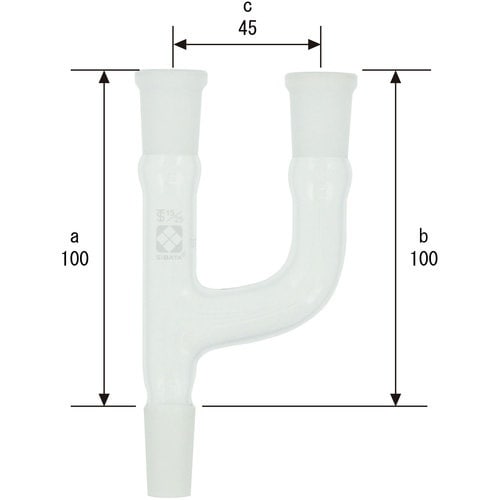 SIBATA 共通摺合連結管 二又 15/25−1