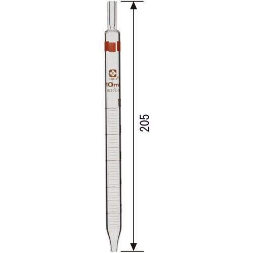 SIBATA メスピペット 先端目盛 極太大穴 1