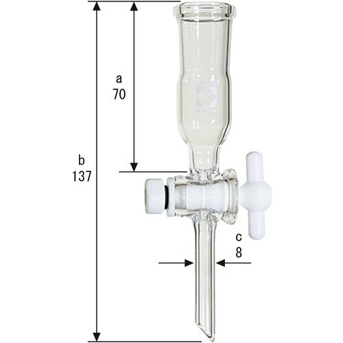 SIBATA SPC排出管 PTFEコック付