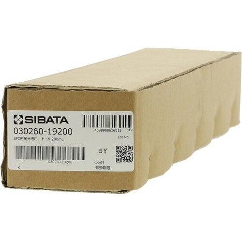 SIBATA SPC分液ロート 円筒形 PTFEコ