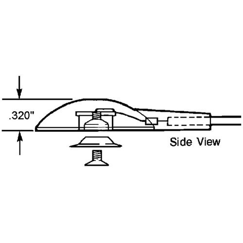 DESCO コード、接地、マット接続用、ねじ穴付き