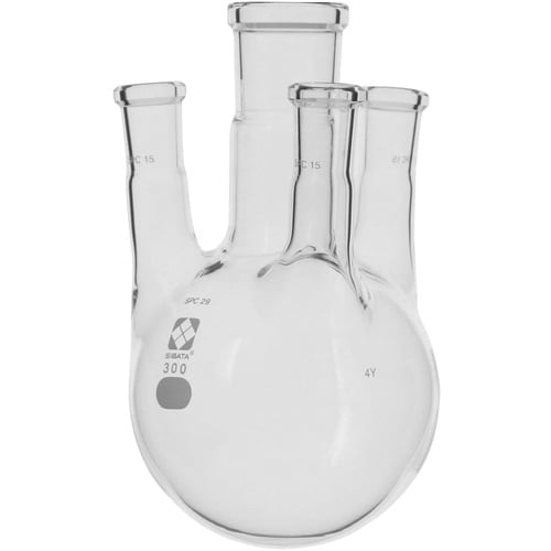 SIBATA SPC四口丸底フラスコ SPC−29